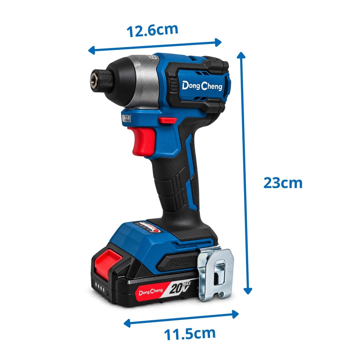 Combo DongCheng Taladro Percutor 45Nm + Atornillador Impacto 165Nm 20V Brushless  DCKIT78AM8