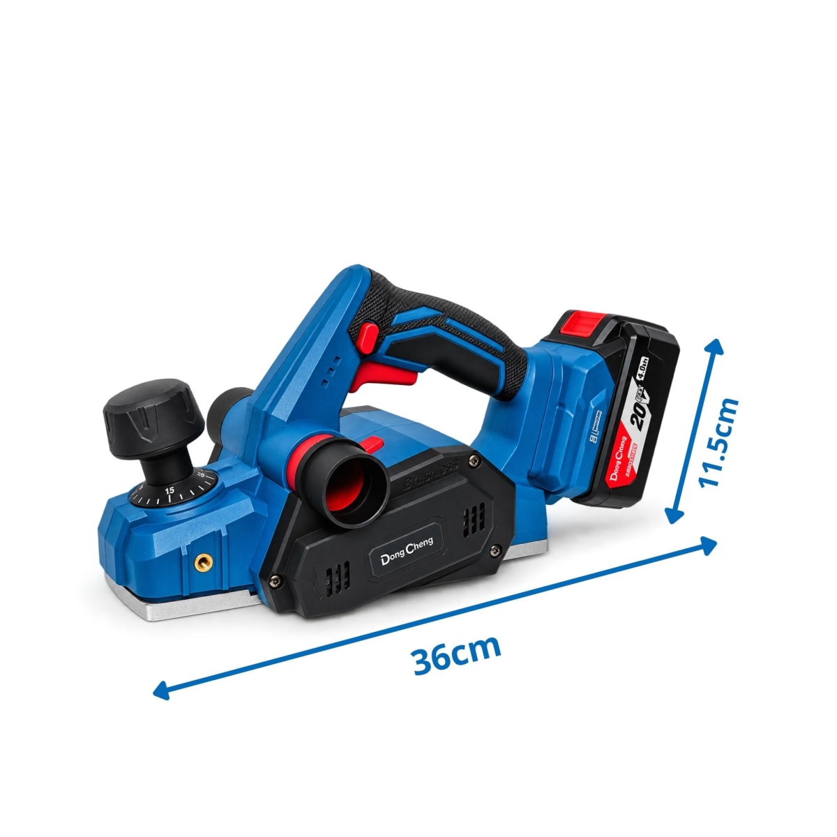 Cepillo Inalámbrico para Madera 20V 600W DongCheng DCMB82BM8