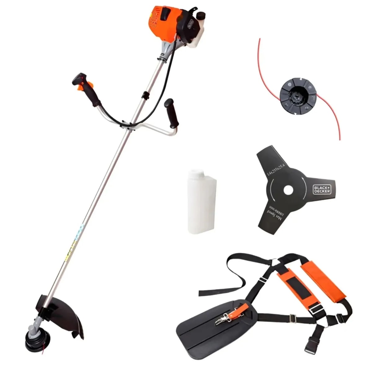 DESBROZADORA MOTOGUADAÑA PROFESIONAL 33CC - 1. 2HP BLACK+DECKER8