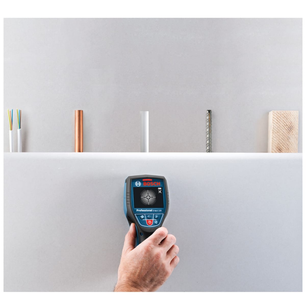 Detector de Metales Materiales 12V Bosch Profesional  D-Tect 1204