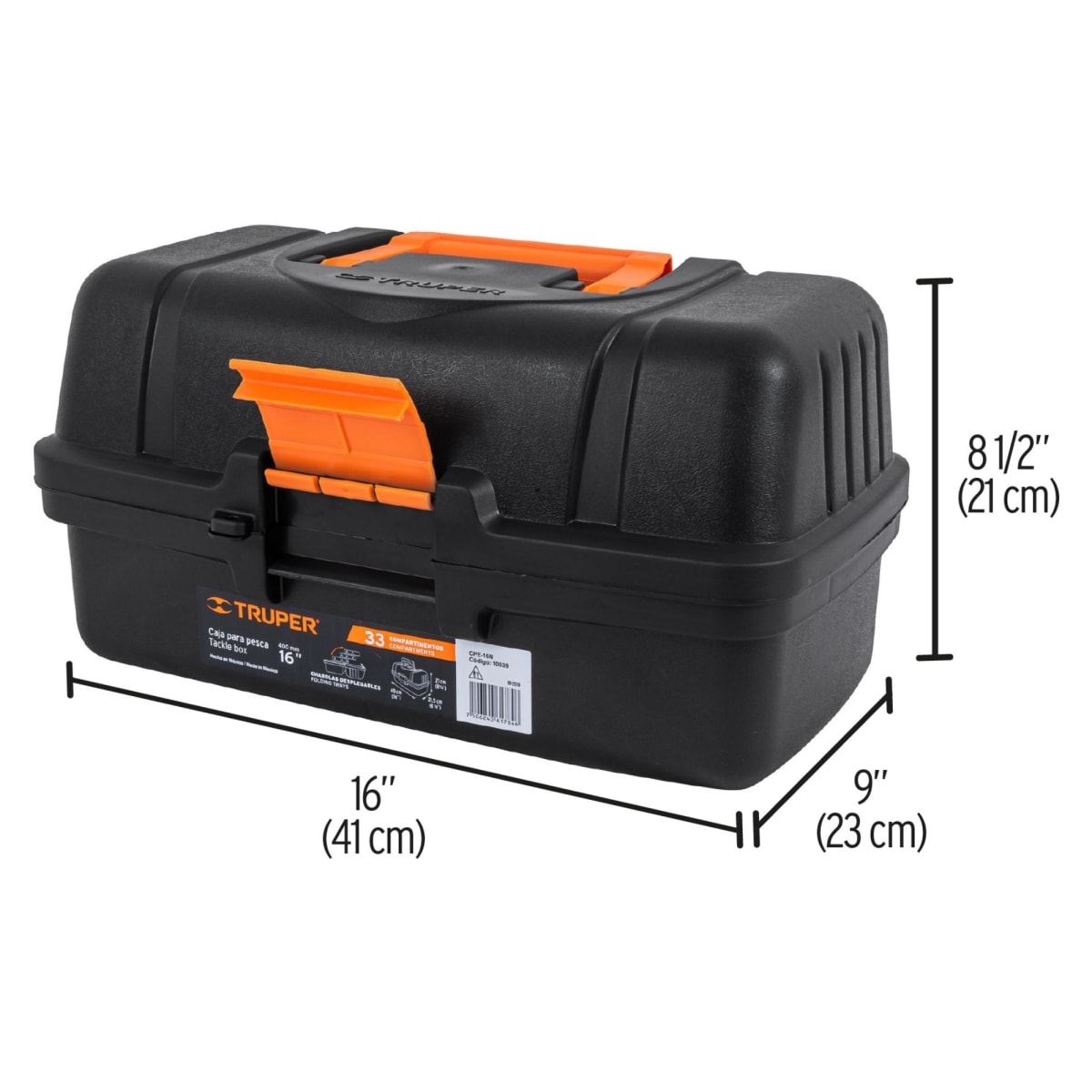 Caja de herramientas electricistas 3 bandejas deslizables1