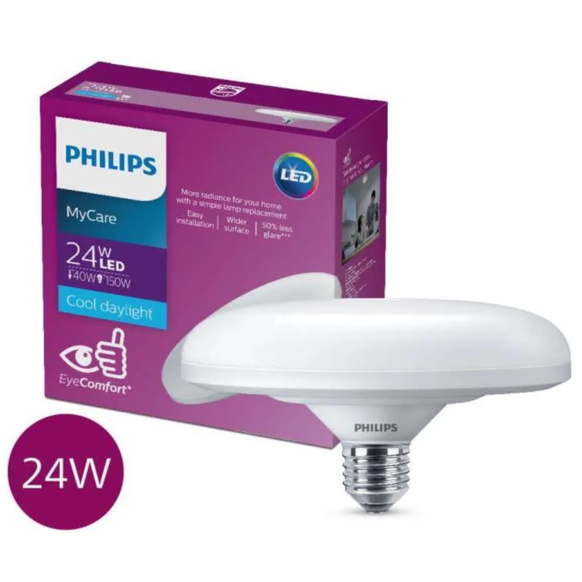 Lampara led 24W MAYOR CONFORT 2250 lumen PHILIPS2
