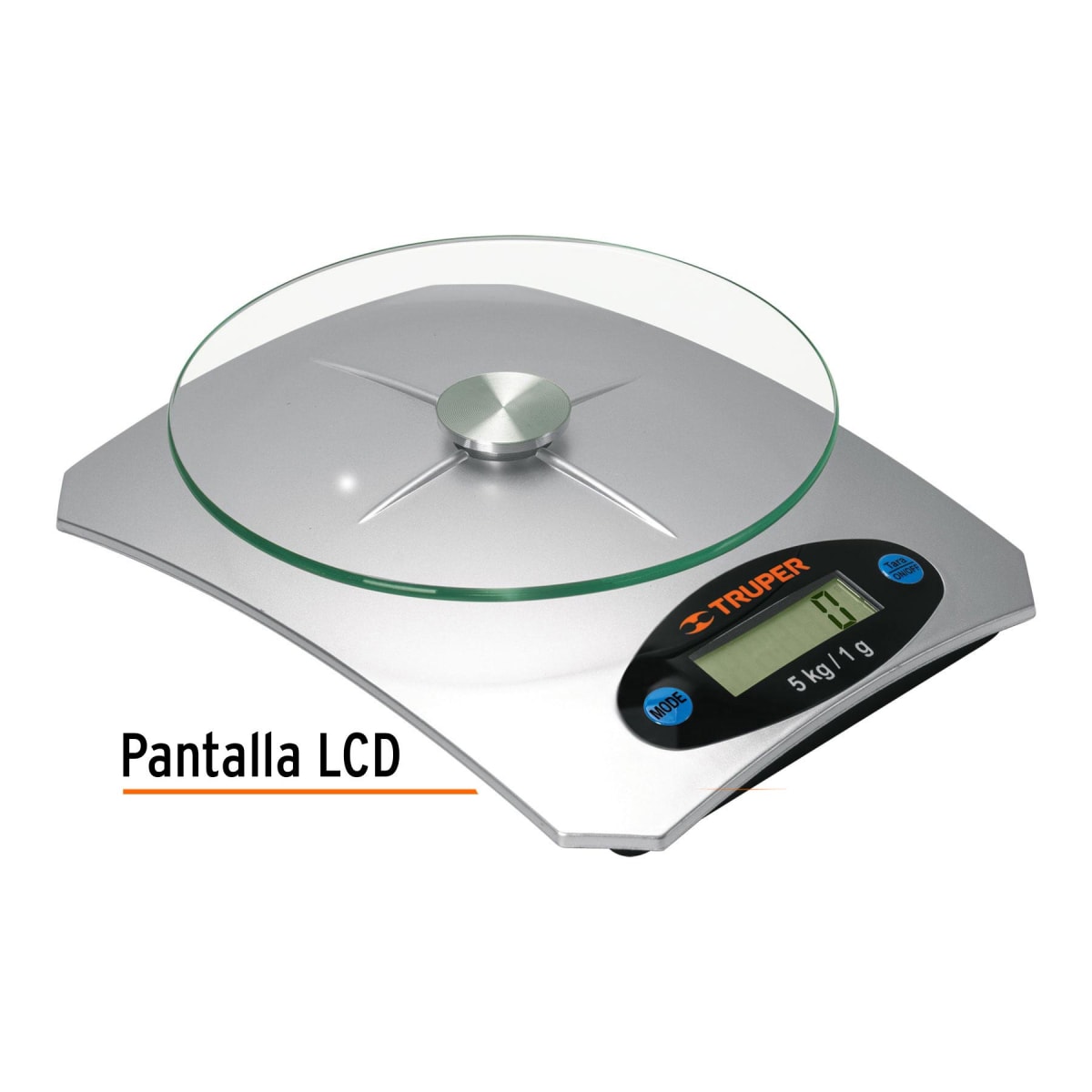 BALANZA DIGITAL DE COCINA VIDRIO 5 KG TRUPER2