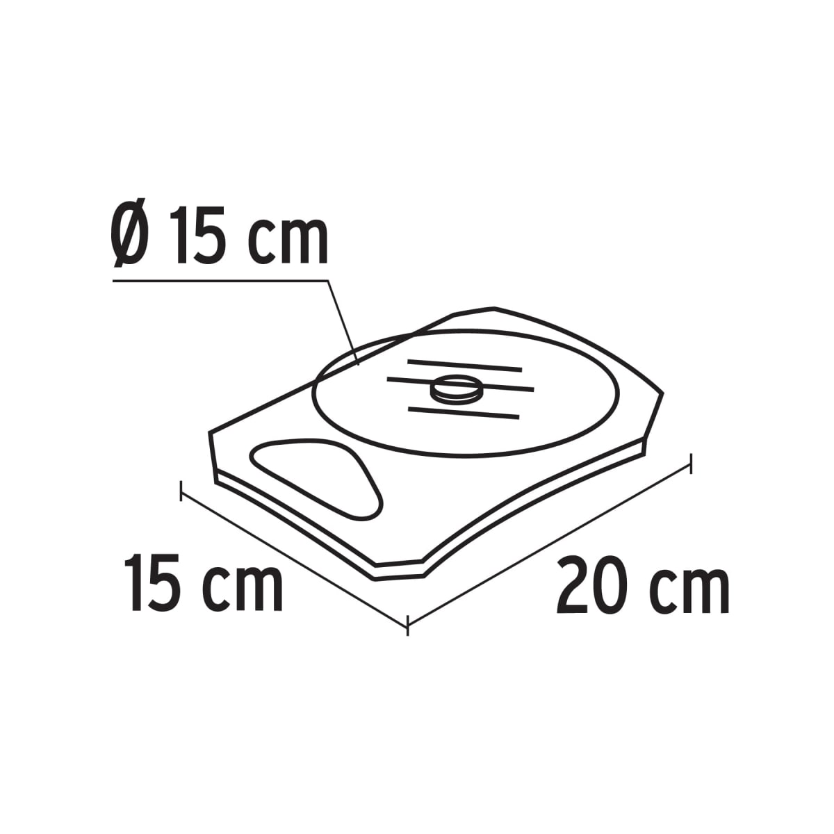 BALANZA DIGITAL DE COCINA VIDRIO 5 KG TRUPER3