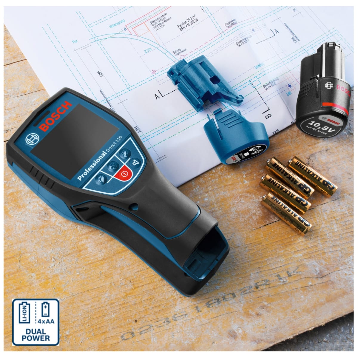 Detector de Metales Materiales 12V Bosch Profesional  D-Tect 1202