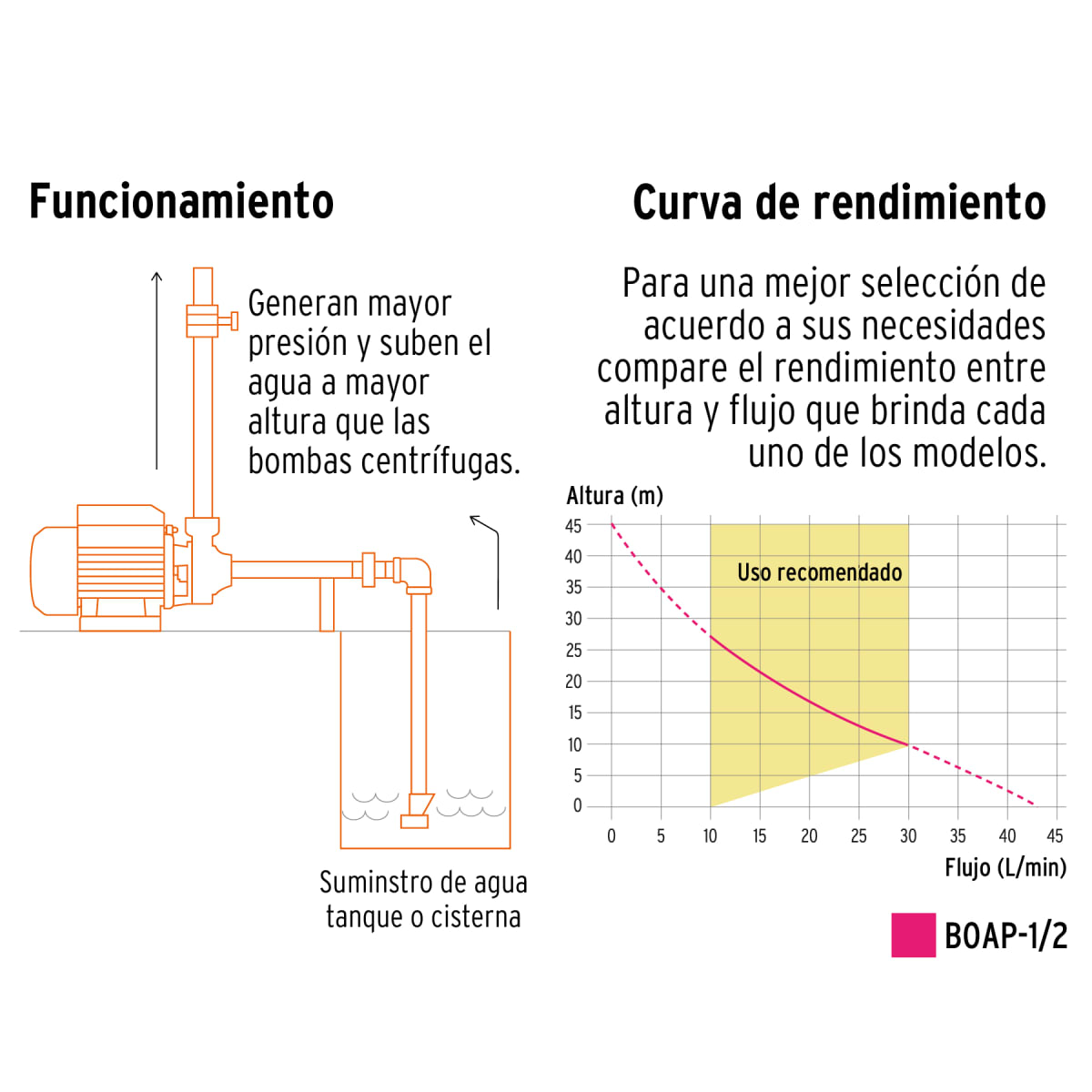 Bomba periférica para agua 0.5 HP 60 Hz 220V Truper7