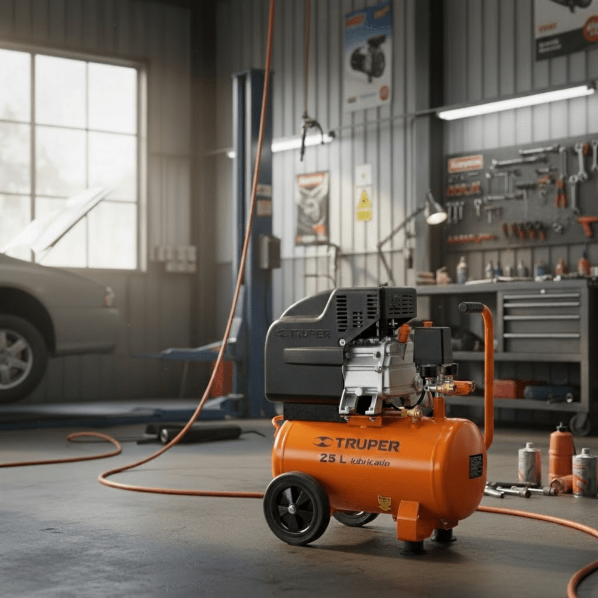 Compresora de Aire  25L Truper2