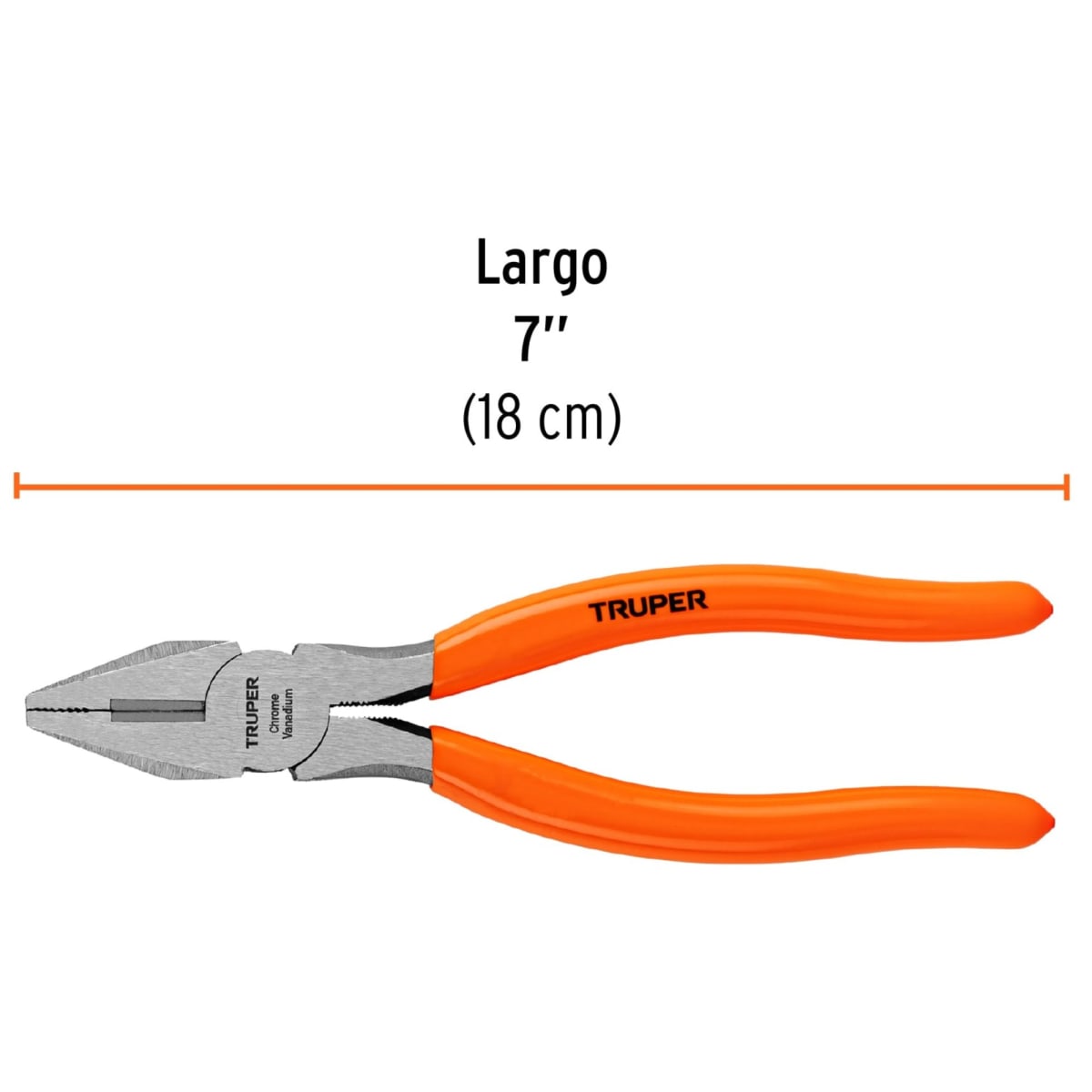 Alicate Pinza para electricista 7 mango de PVC Truper3