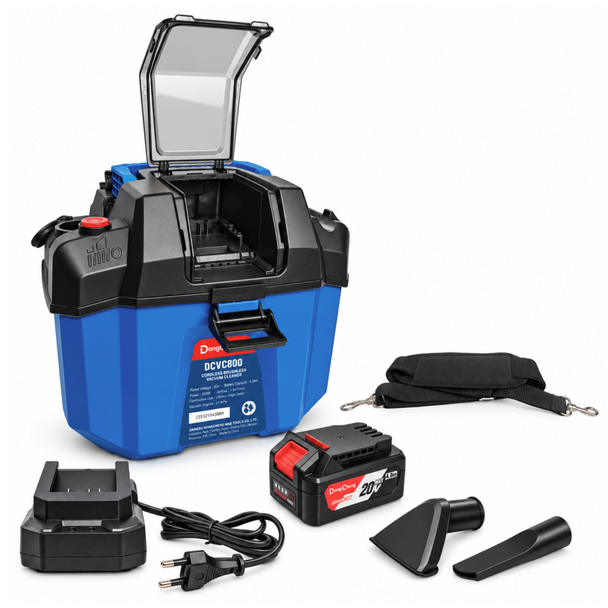 Aspiradora y Sopladora Inalámbrica 8L DongCheng 20V4