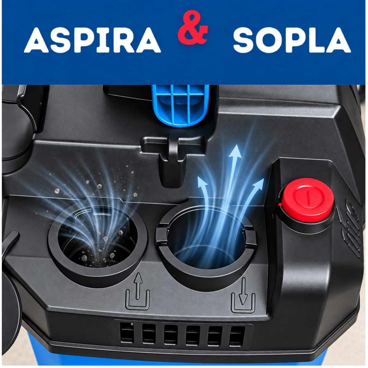 Aspiradora y Sopladora Inalámbrica 8L DongCheng 20V6