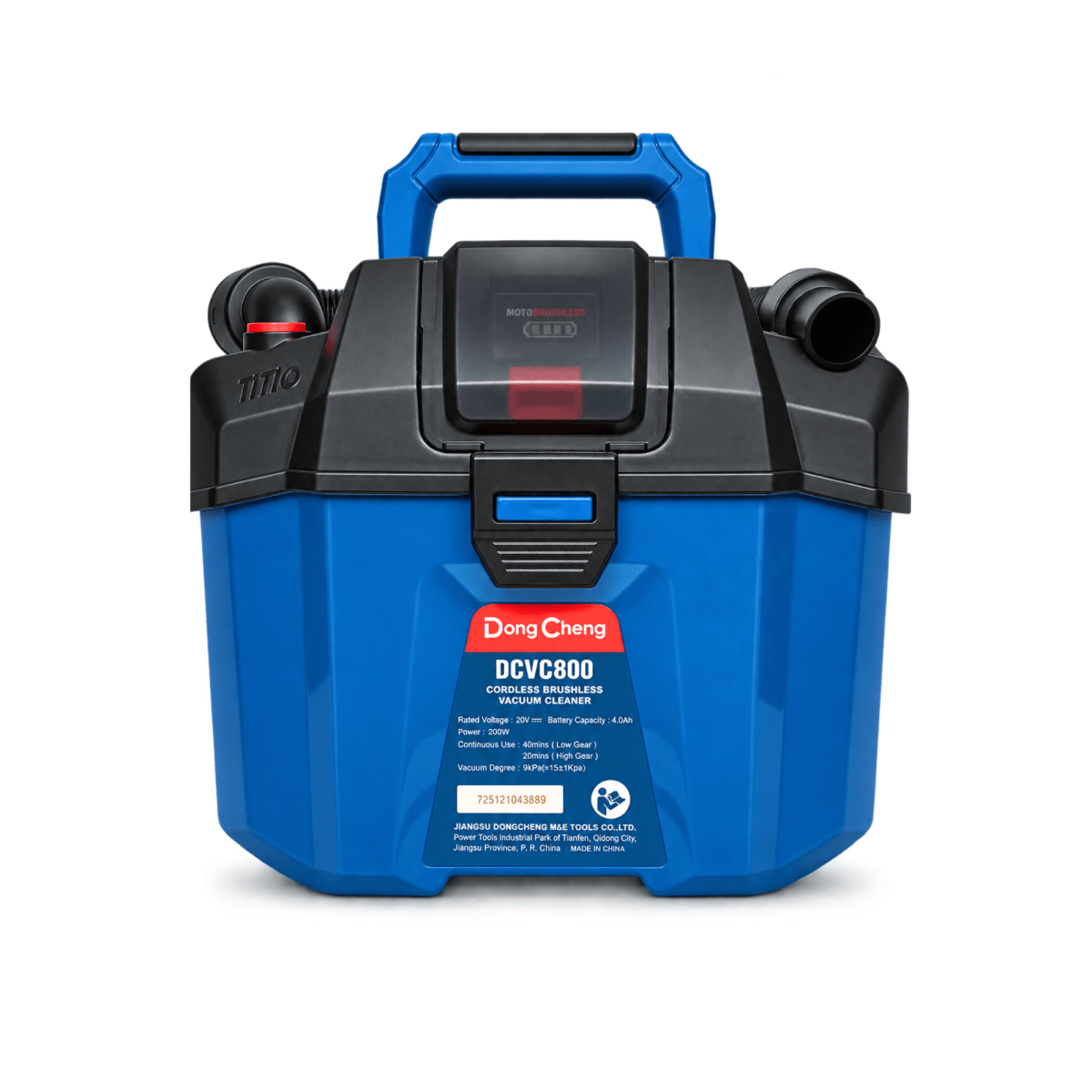Aspiradora y Sopladora Inalámbrica 8L DongCheng 20V8