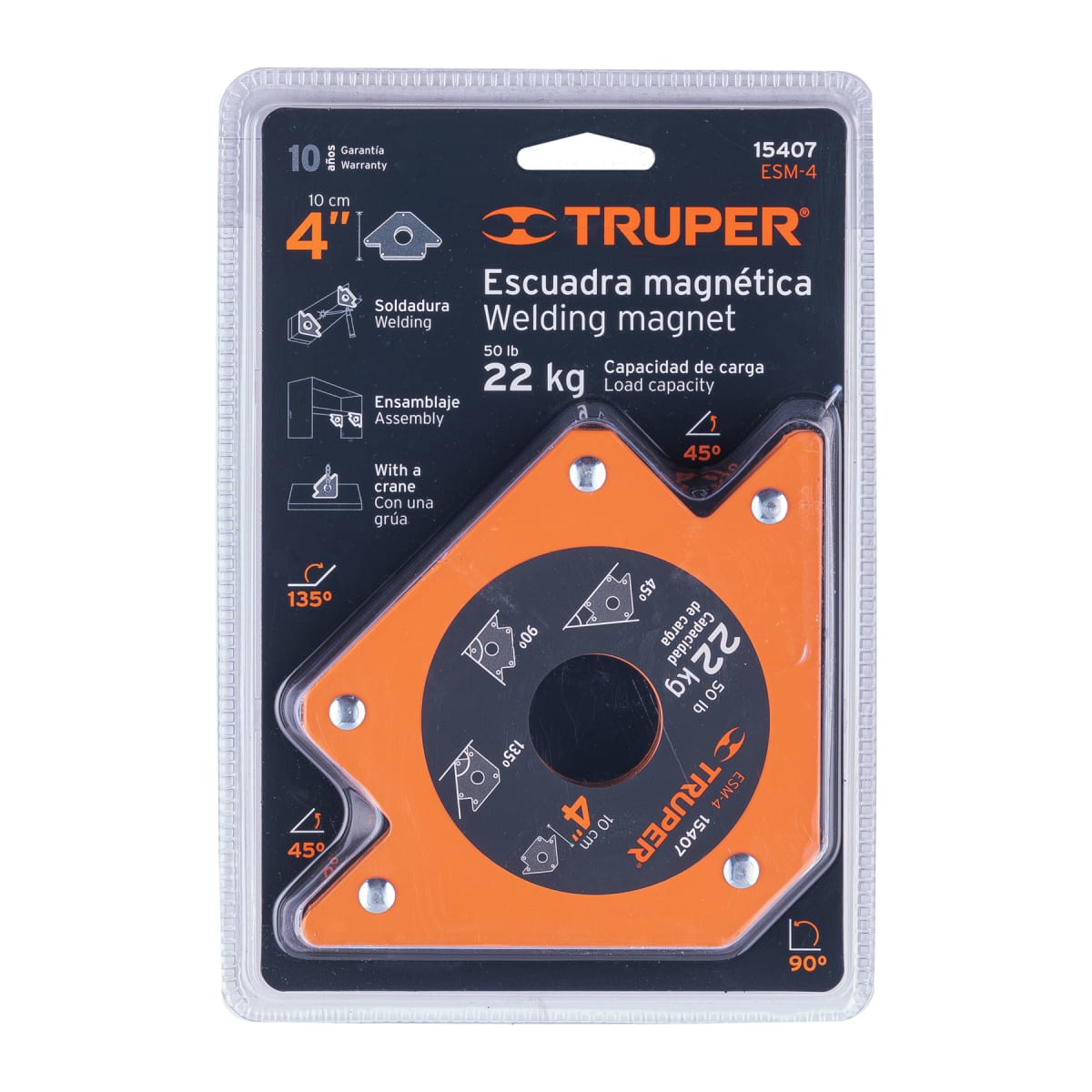 Escuadra magnetica para soldar 22 kg - Truper3