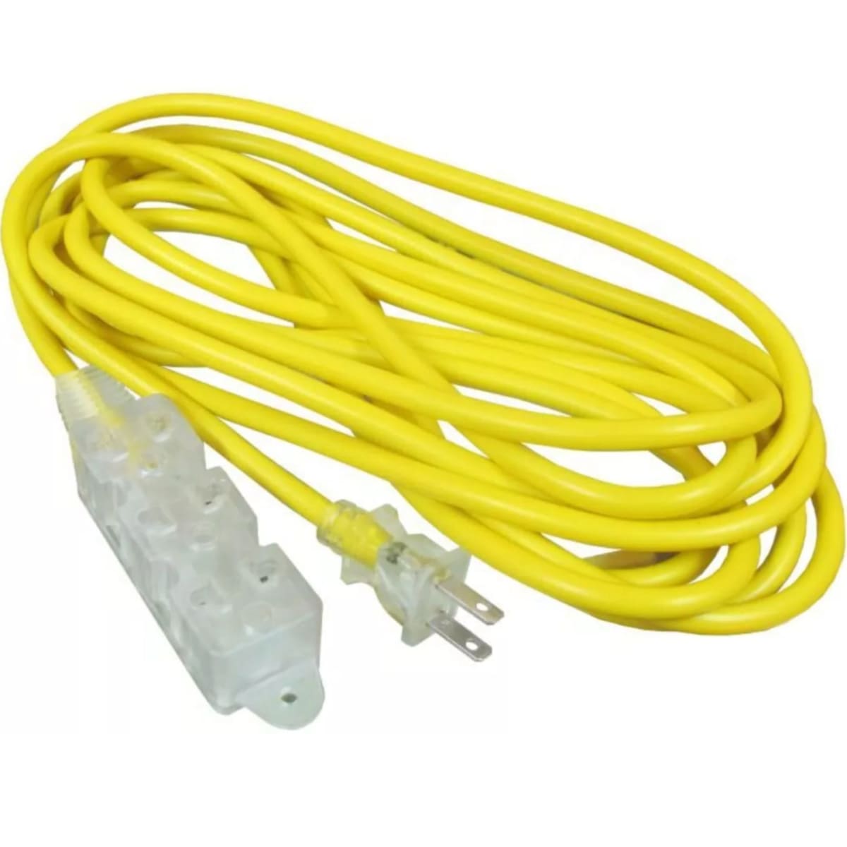 Extensión eléctrica home light vulcanizado 3 metros amarillo3