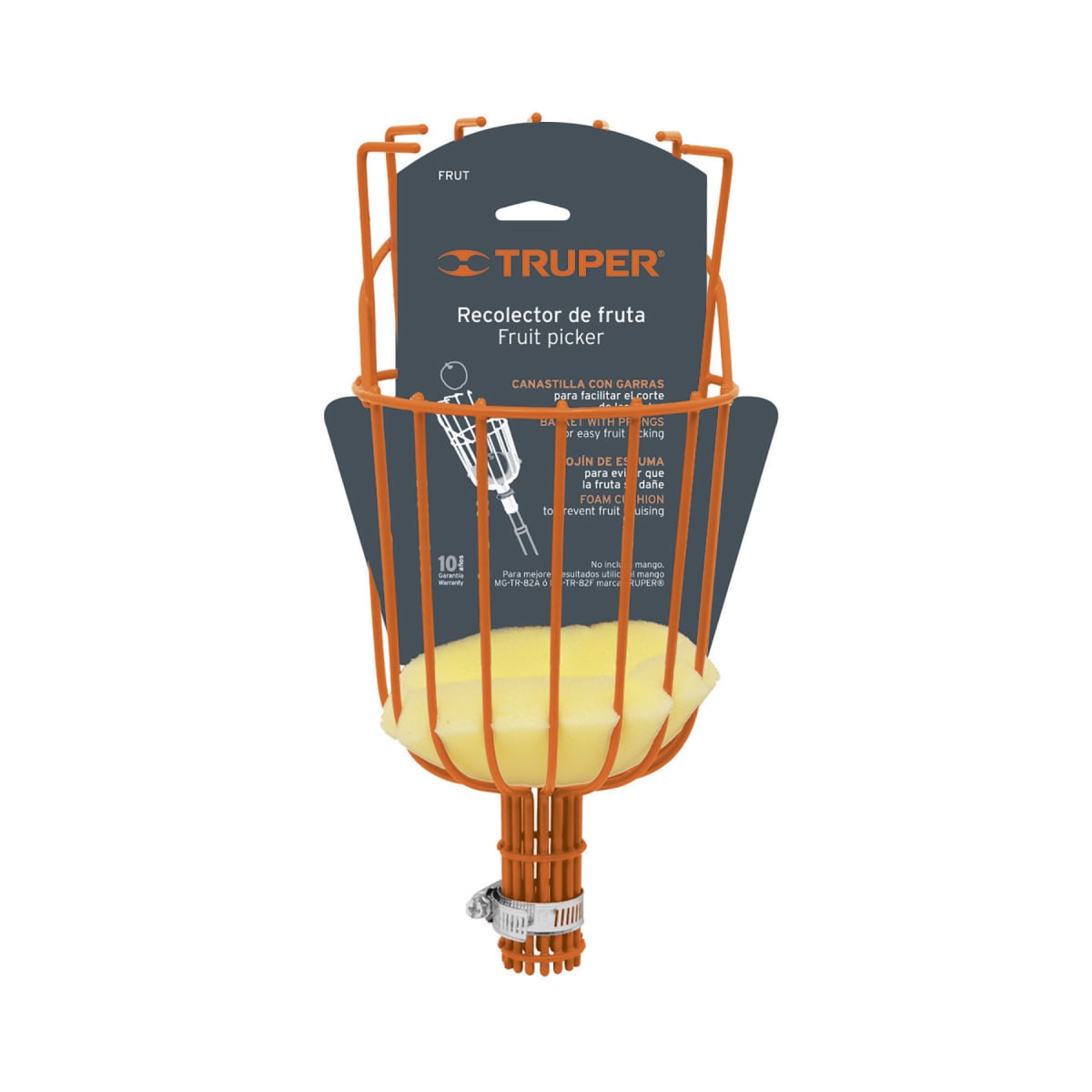 Recolector de frutas truper sin mango - TRUPER1