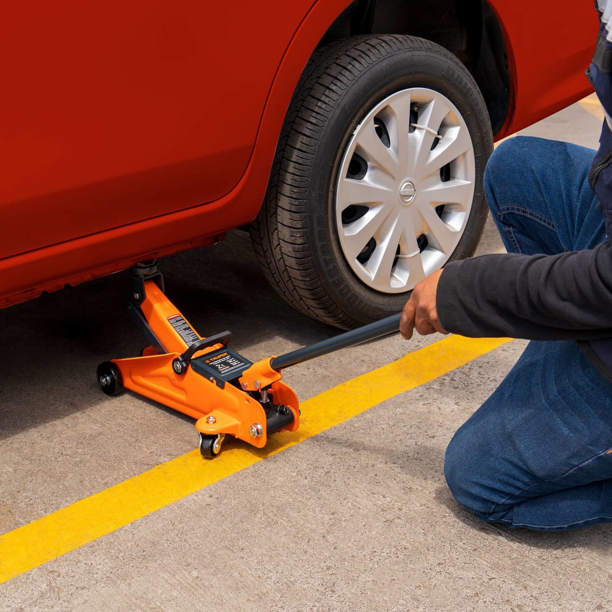 GATA HIDRAULICA TIPO LAGARTO DE PATÍN 2 TONELADAS - TRUPER4