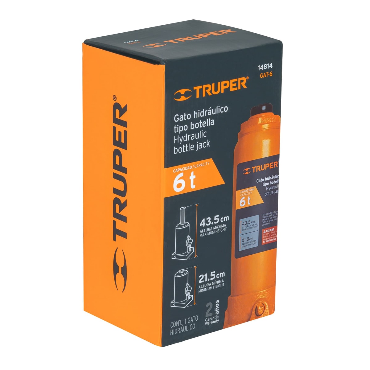 GATA HIDRAULICA BOTELLA 6 TONELADAS - TRUPER3
