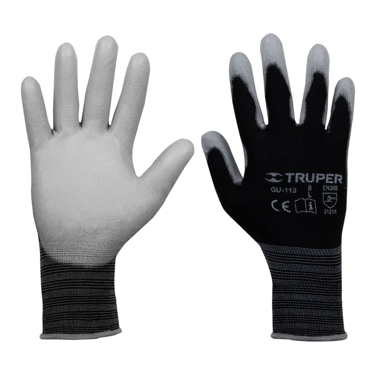 Guantes de nylon puliuretano talla G - TRUPER1