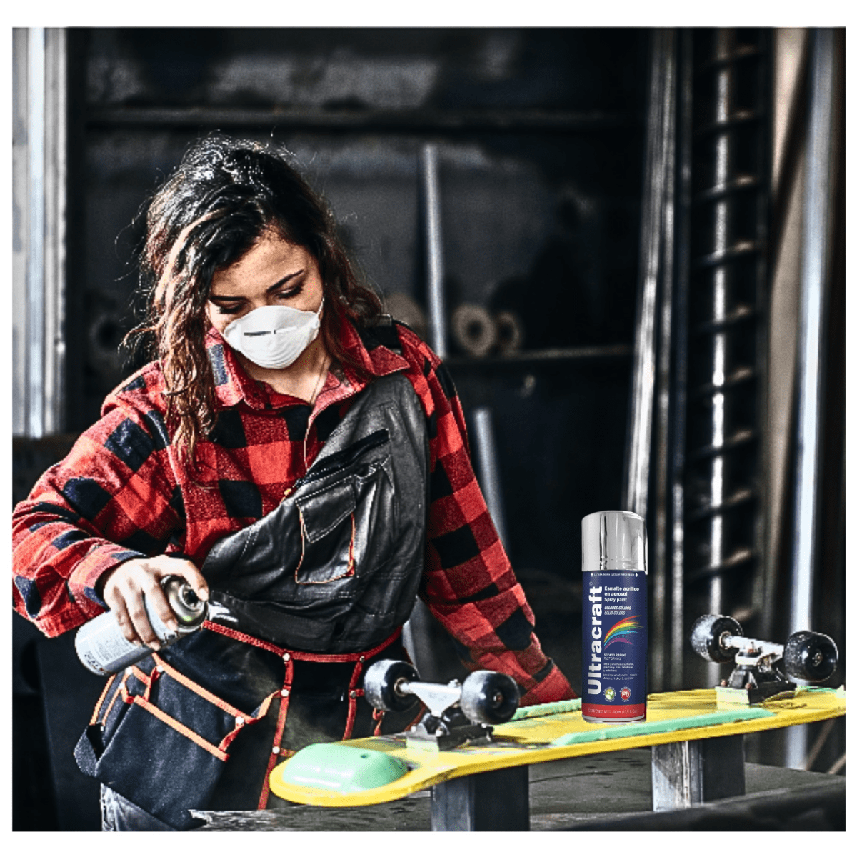 Pintura spray color Aluminio metálico ultracaft2