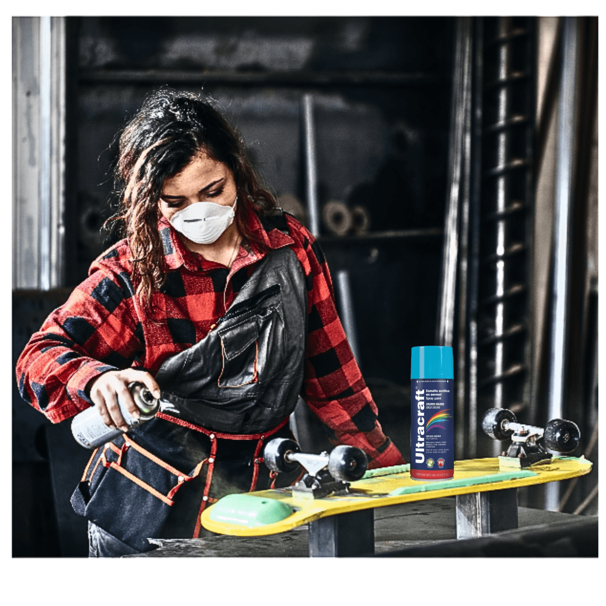 Pintura spray color CELESTE ULTRACRAF2