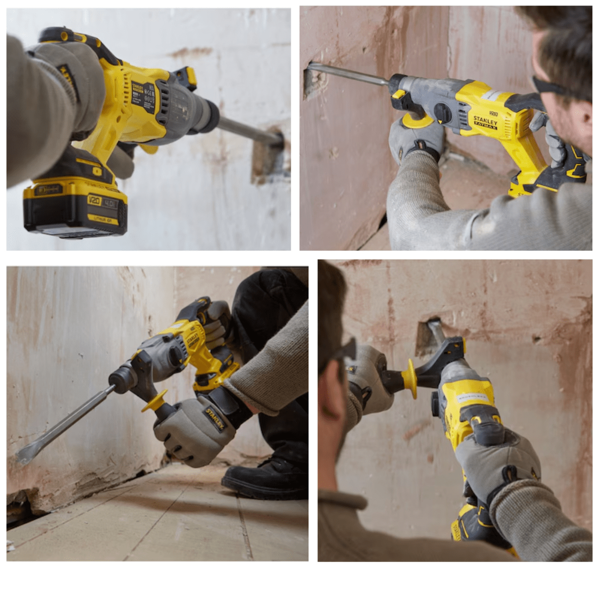 Rotomartillo inalámbrico SDS Plus 20V, BRUSHLESS + 2 baterías 4Ah4