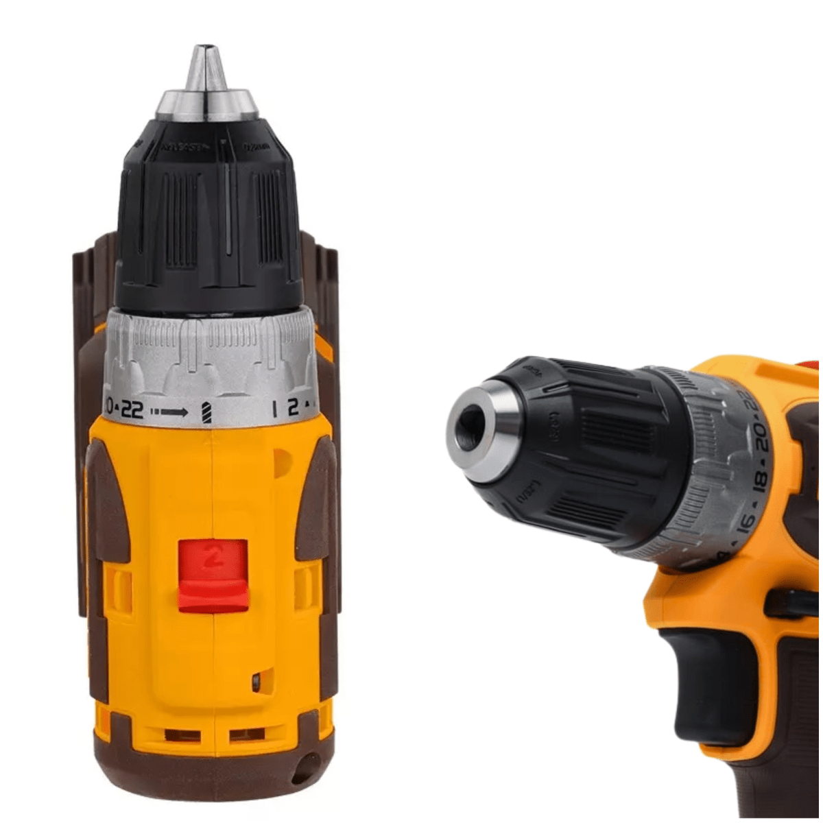 Taladro atornillador Inalambrico 52Nm INGCO 20V +2 baterías 2Ah +cargador +Maleta5