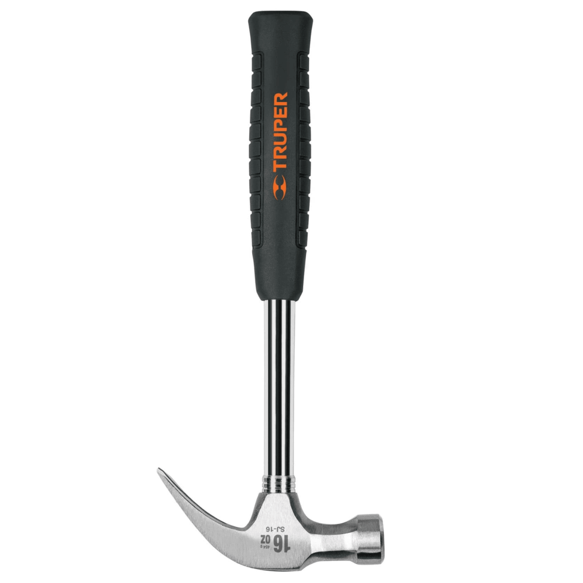 Martillo 16oz uña curva mango tubular3