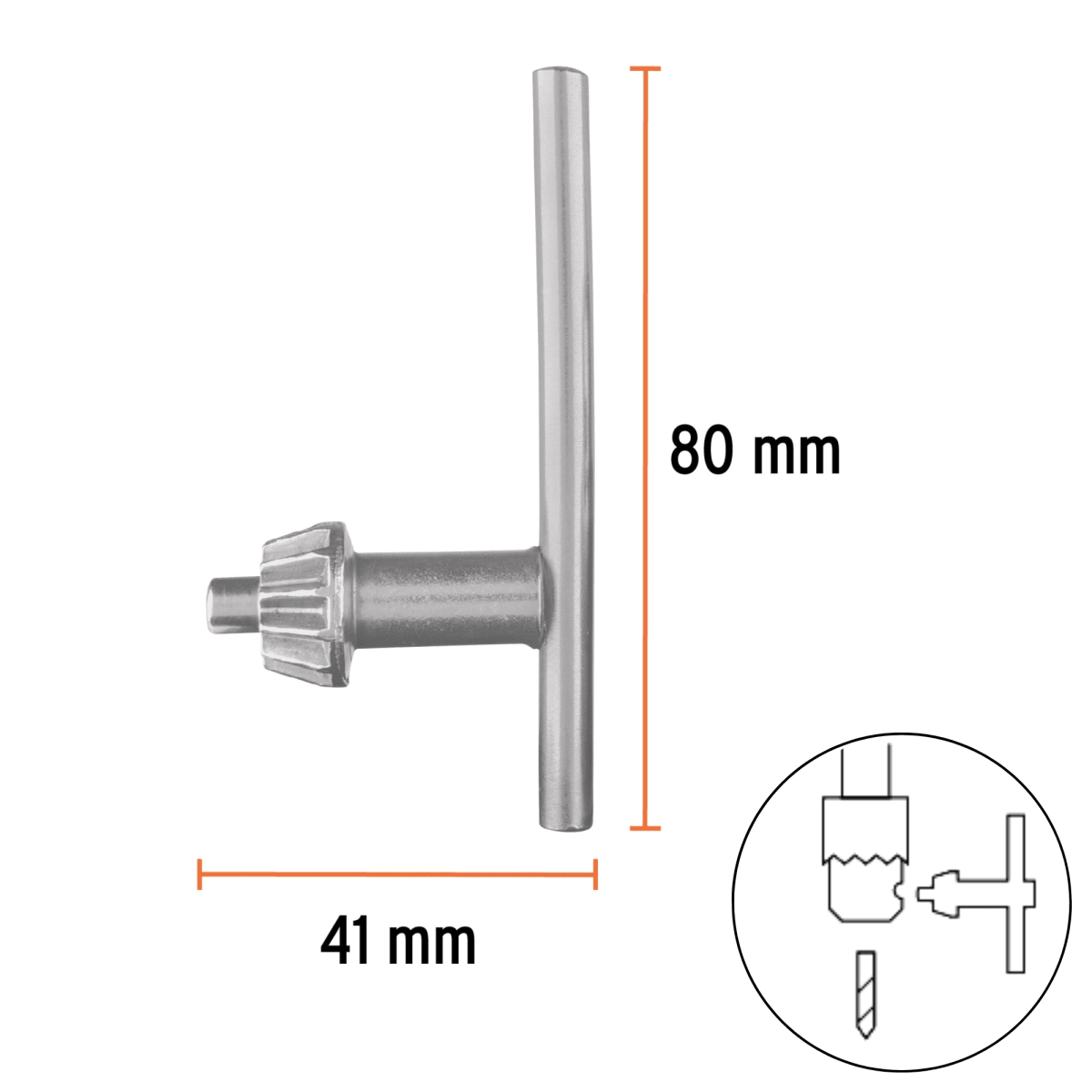 Llave taladro mandril, Truper2