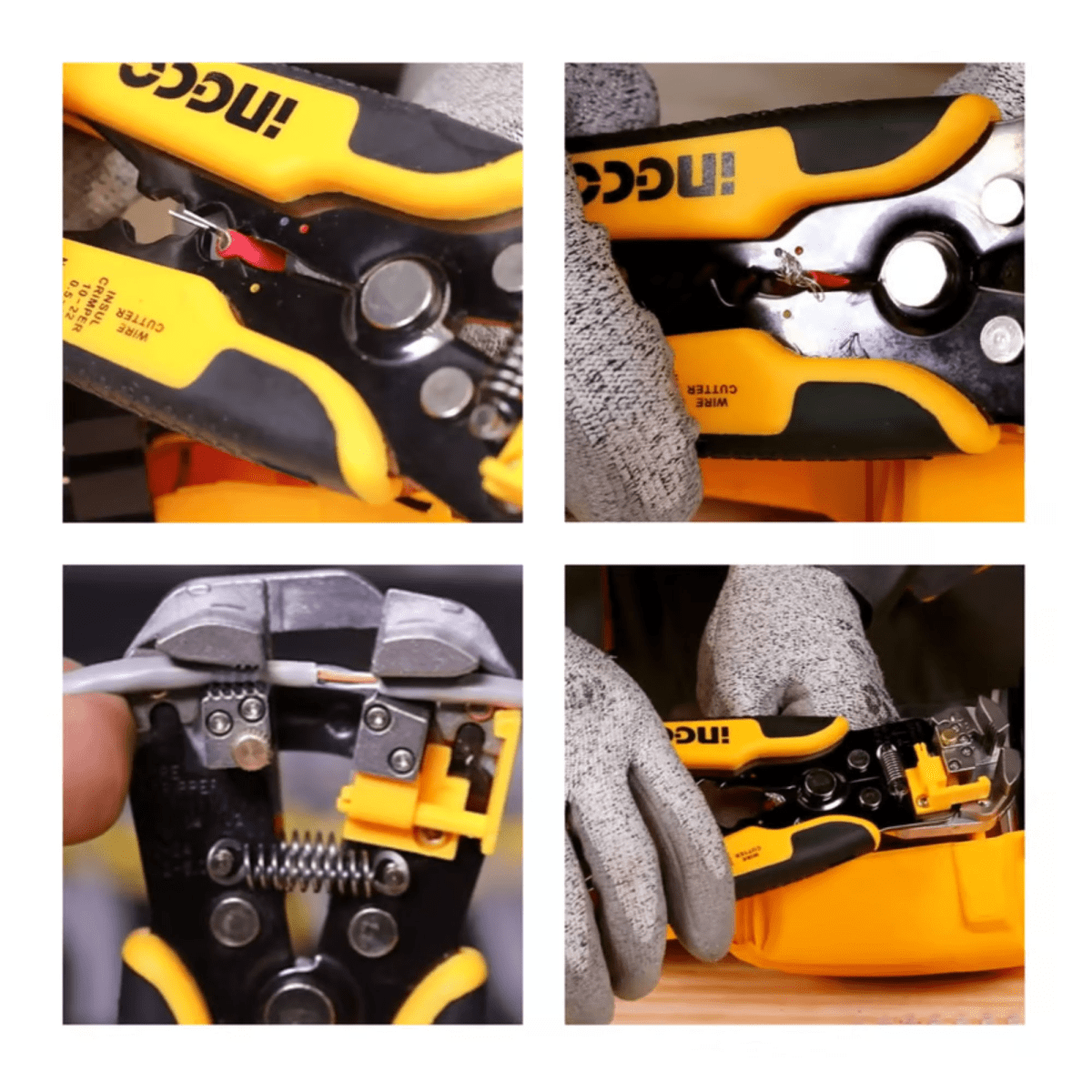 Alicate Pelacable  Automatico Crimpeadora INGCO3