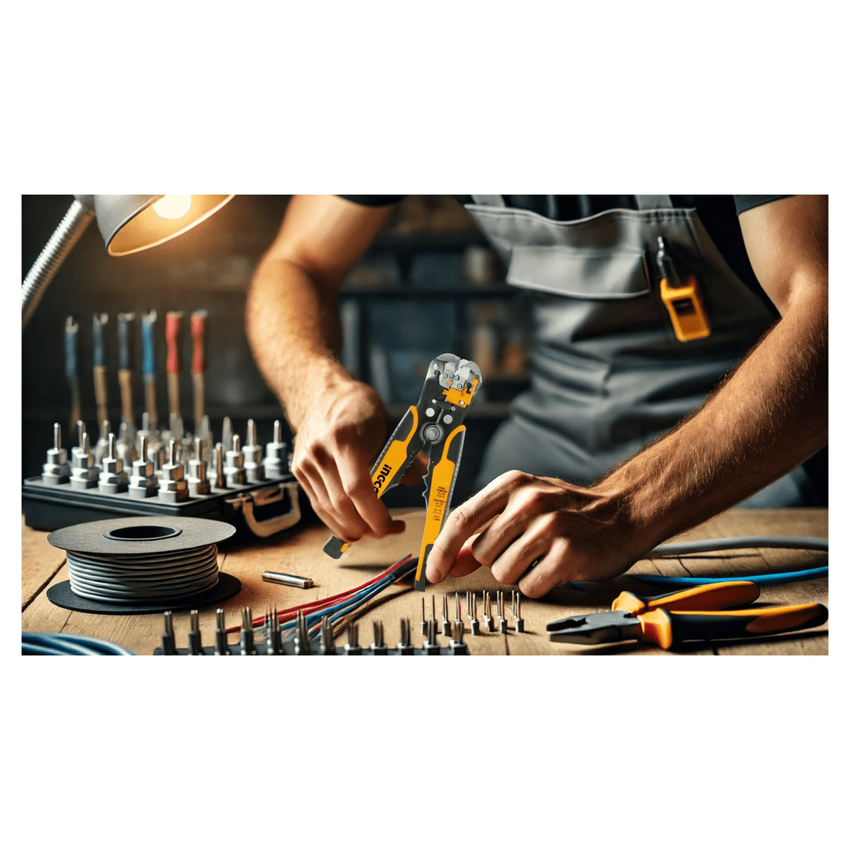 Alicate Pelacable  Automatico Crimpeadora INGCO4