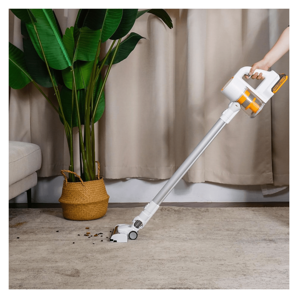 Aspiradora inalámbrico 20V + 2 Baterías 20V de 2A + Cargador 20V2