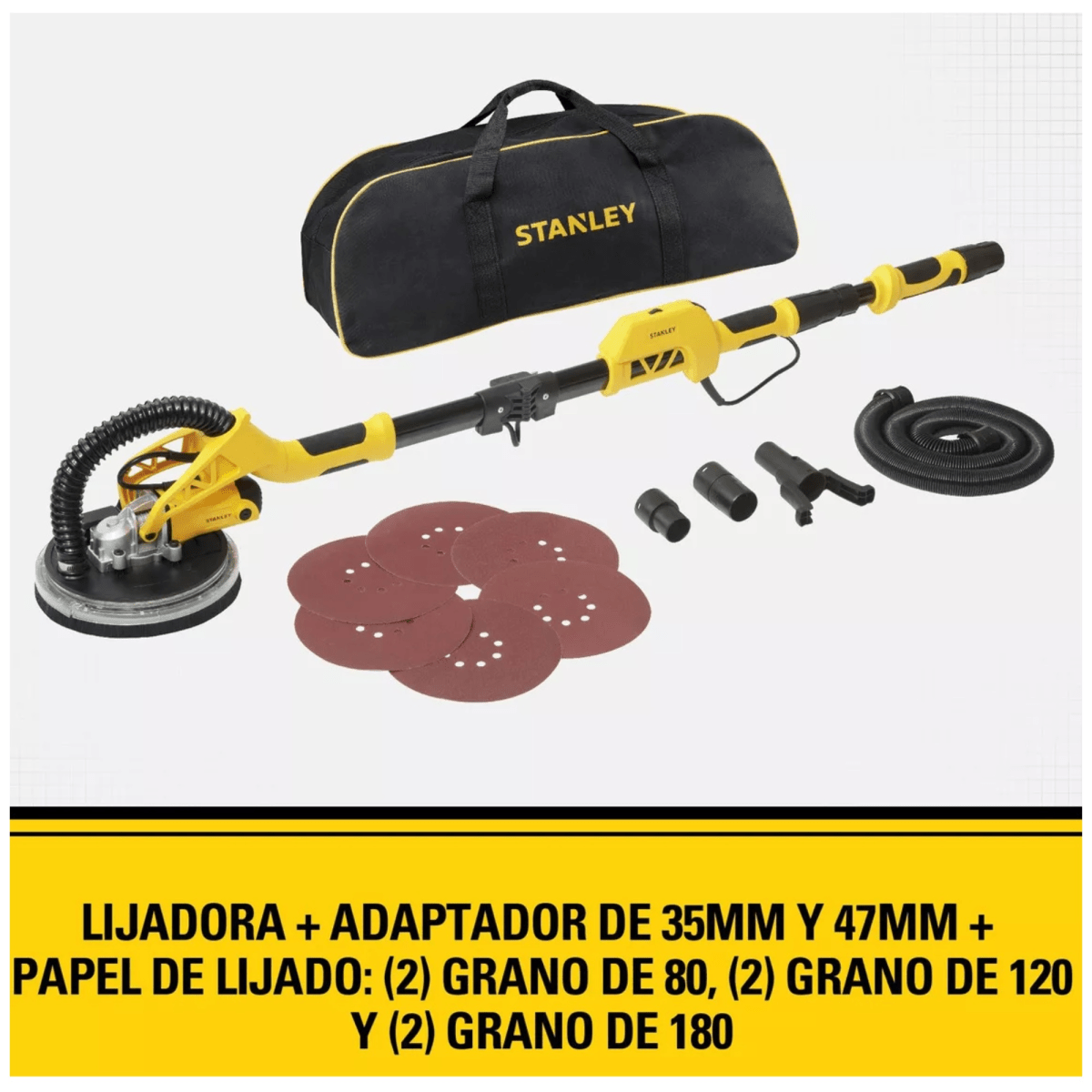 LIJADORA DE PARED Y TECHO PARA FINO ACABADO PROFESIONAL STANLEY6