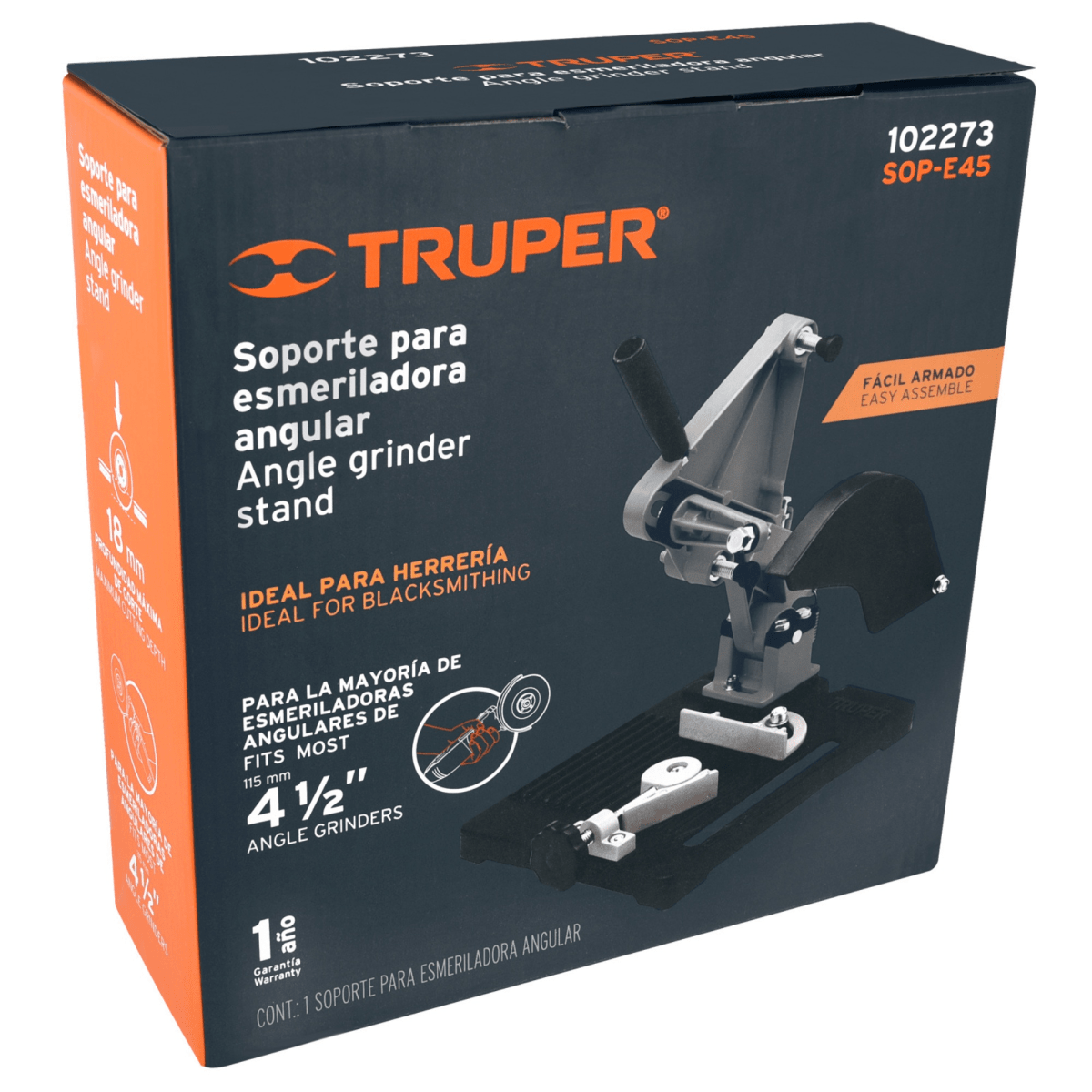 Soporte para esmeriladora amoladora angular de 4 1/2