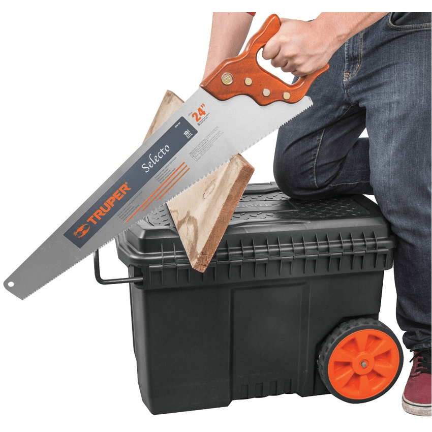 Caja para herramientas 23 con ruedas y mango telescópico - Truper3