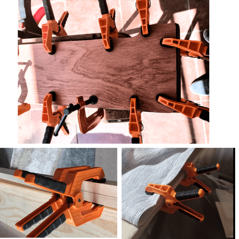 Prensa resorte 4pulg carpintero pack 4und Truper2