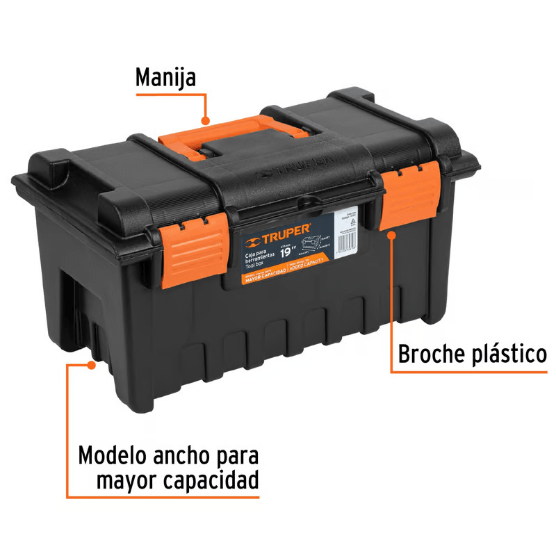 Caja de herramienta de 19 sin compartimentos4