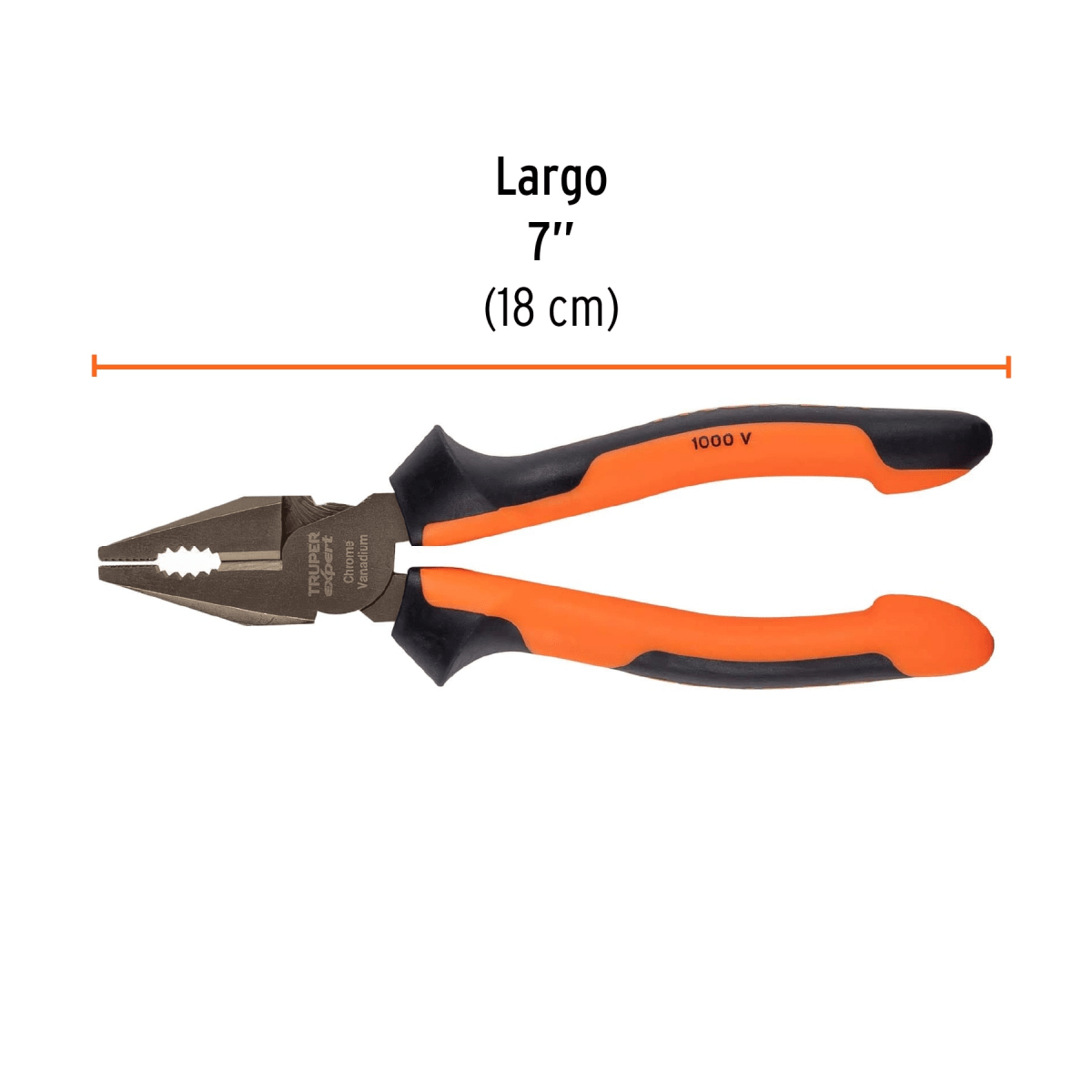 Pinza para electricista 7 alta palanca Comfort GripExpert3