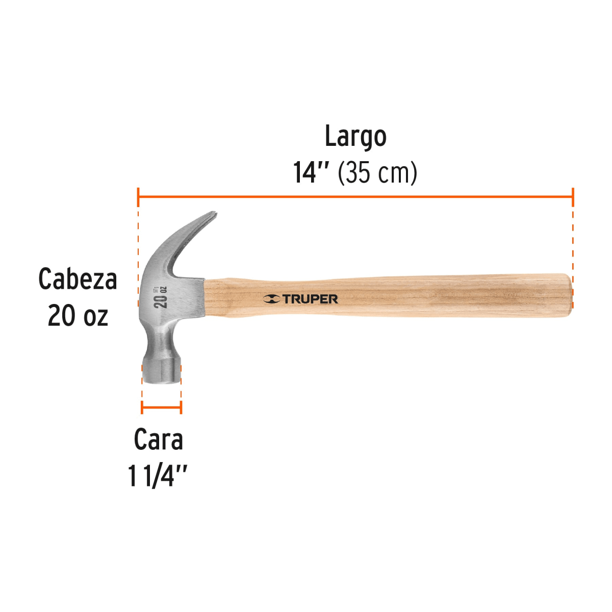 Martillo 20 oz, 29 mm - TRUPER - Truper3