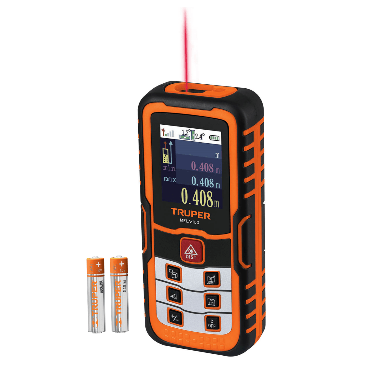 MEDIDOR DE DISTANCIA LASER 100 M TRUPER DISTANCIOMETRO5