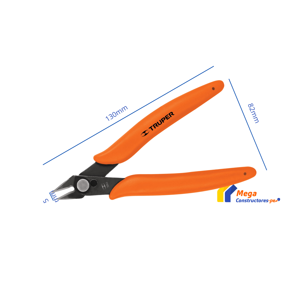 Alicate de corte  pinza de corte para electrónica - 6 Pzs Truper4