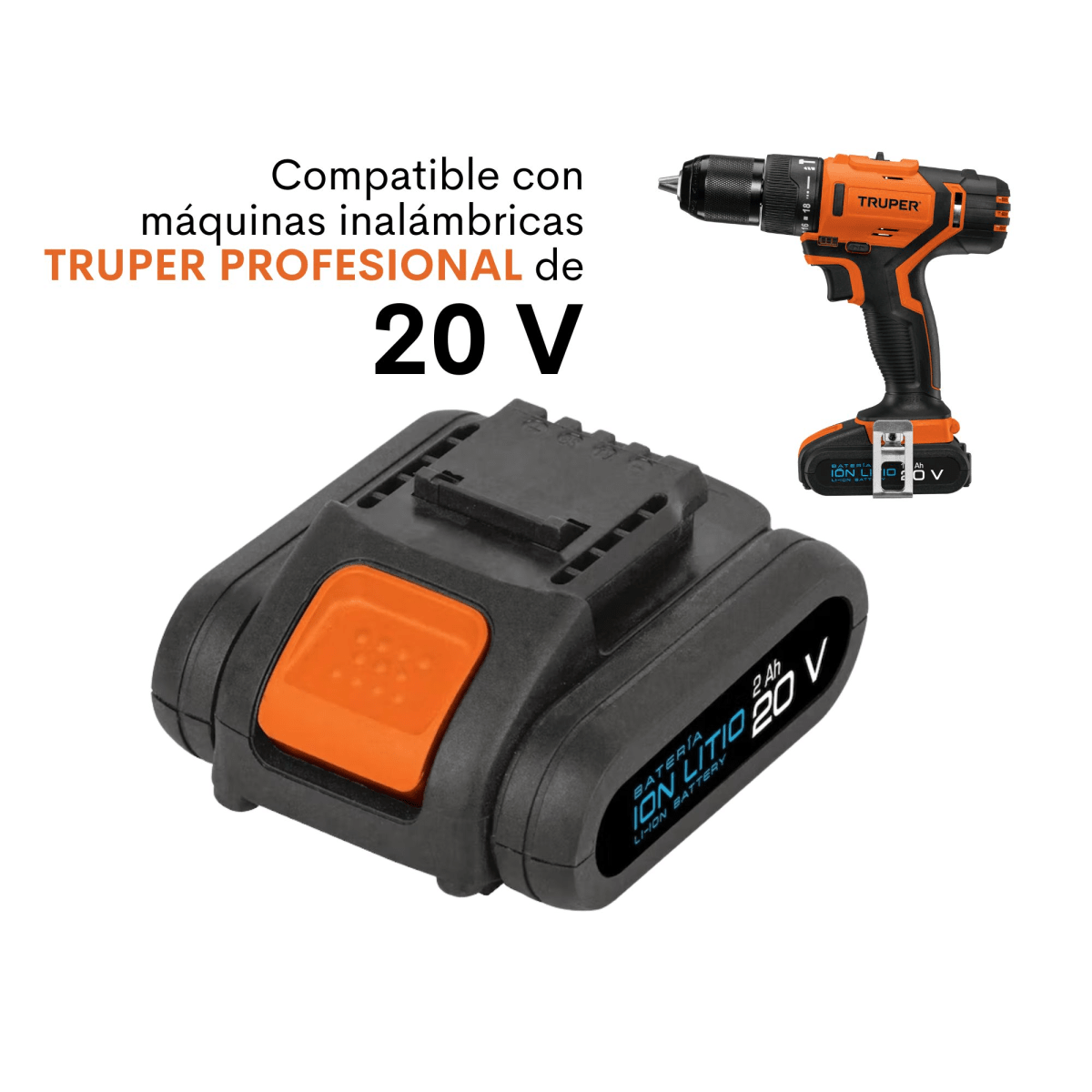 Bateria de Ion Litio, 20V - TRUPER2