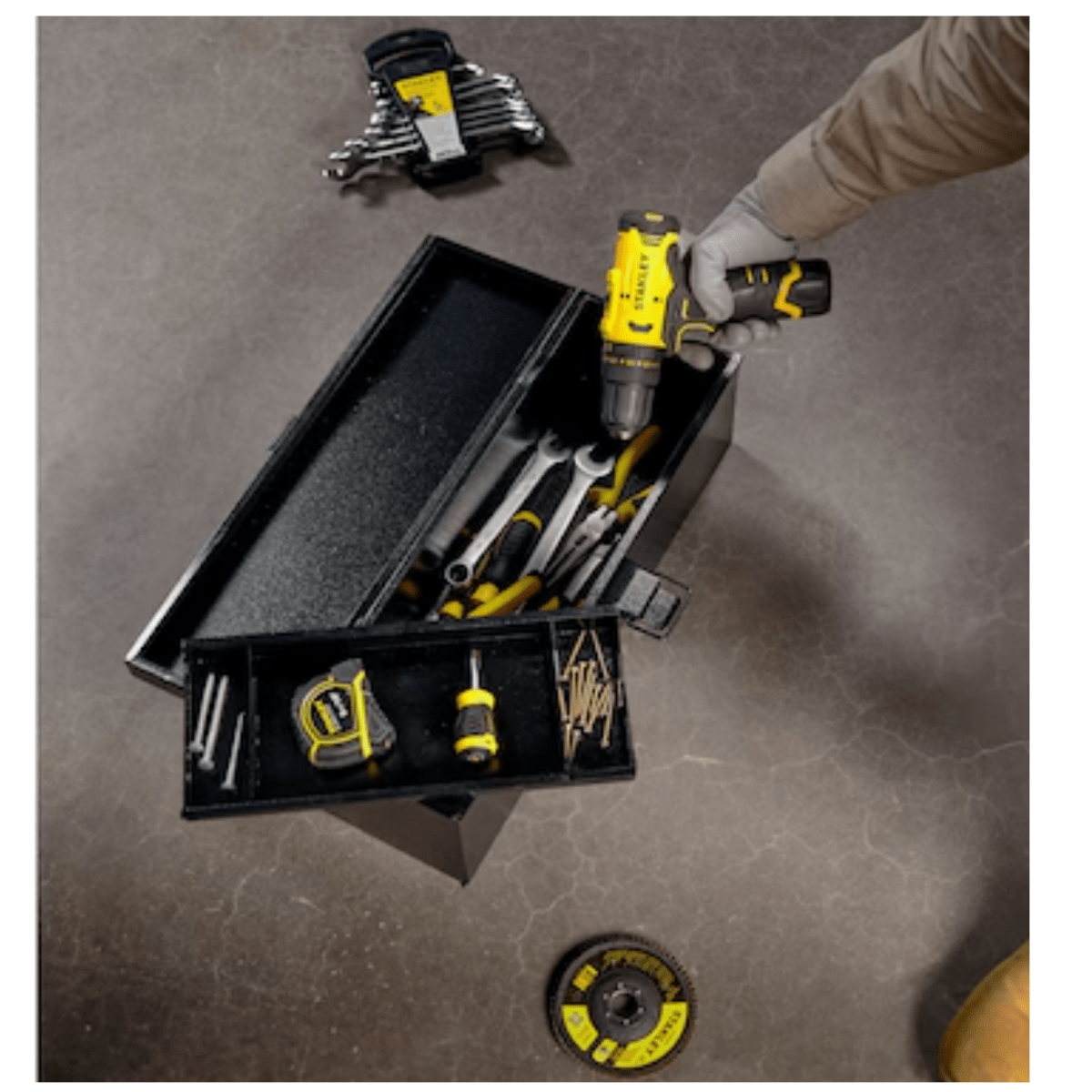 Caja Metalico porta Herramientas 20Pgs STST98726LA Stanley8