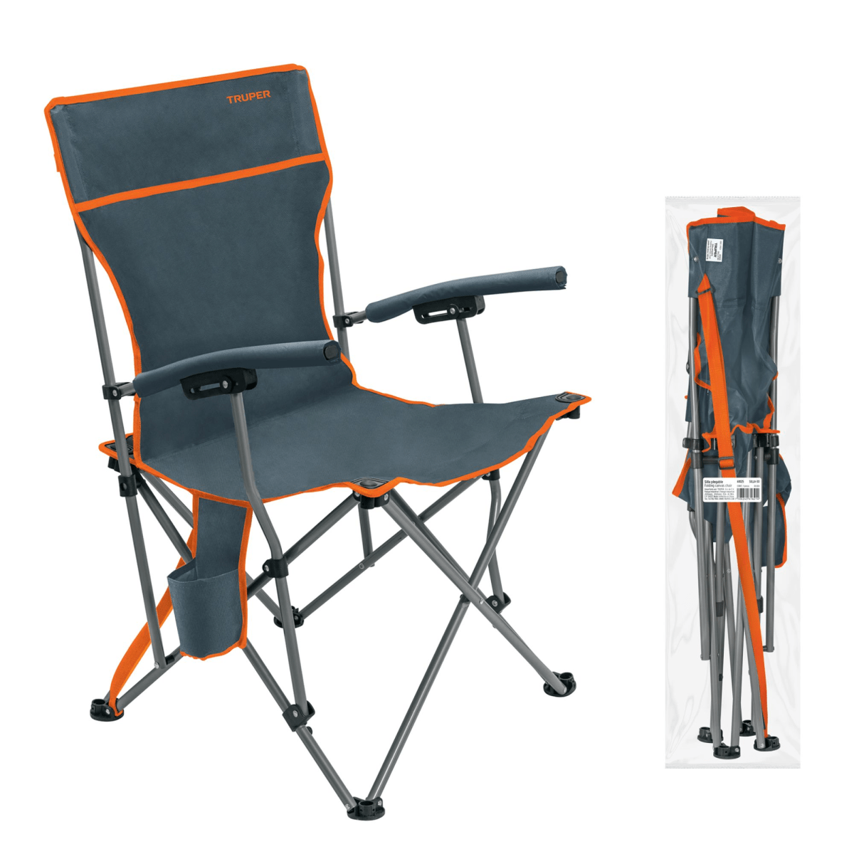 Silla de playa camping portátil plegable TRUPER2