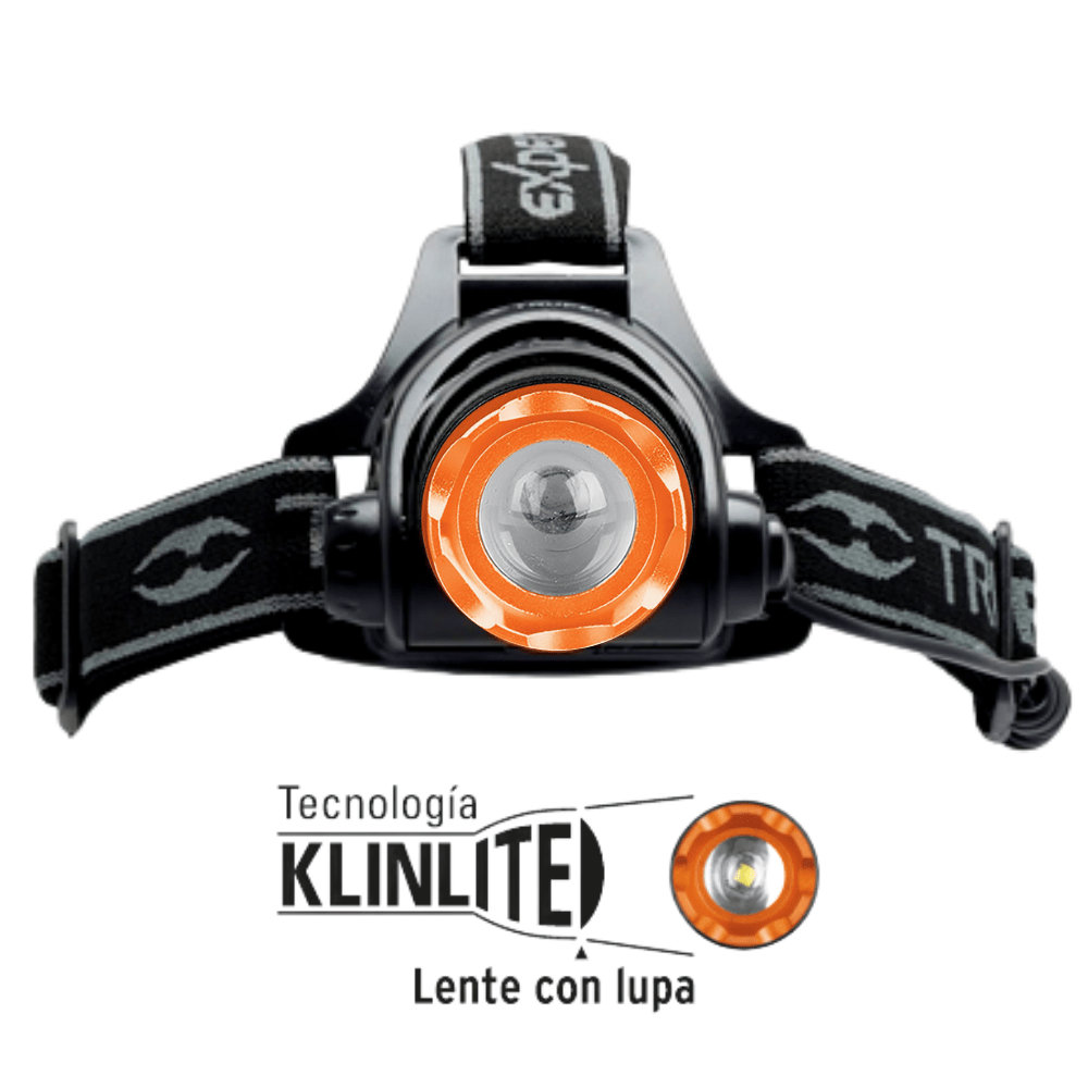 Linterna cabeza linterna minero LED 800lm Truper Expert2