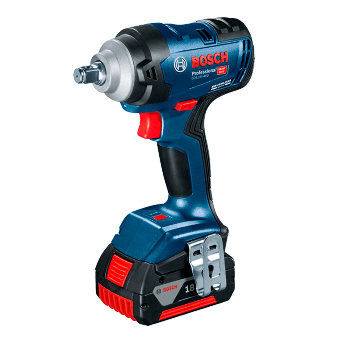 Llave de Impacto Profesional 18V Brushless GDS 18V-400 +2 Baterias 4Ah2