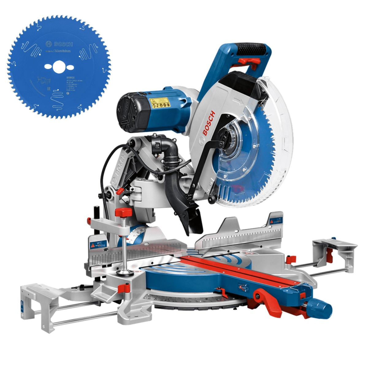 Sierra ingletadora telescópica 1800w 12pulg Profesional BOSCH1