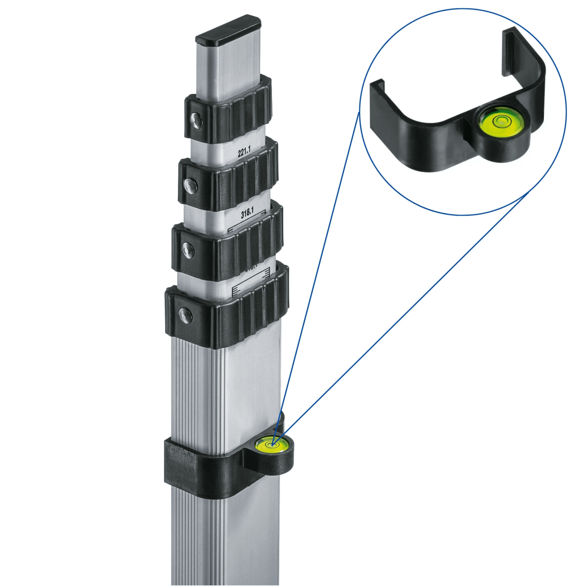 Mira Nivel Óptico Regla Medición 5m Bosch REGLA TOPOGRAFICO  - GR 5003