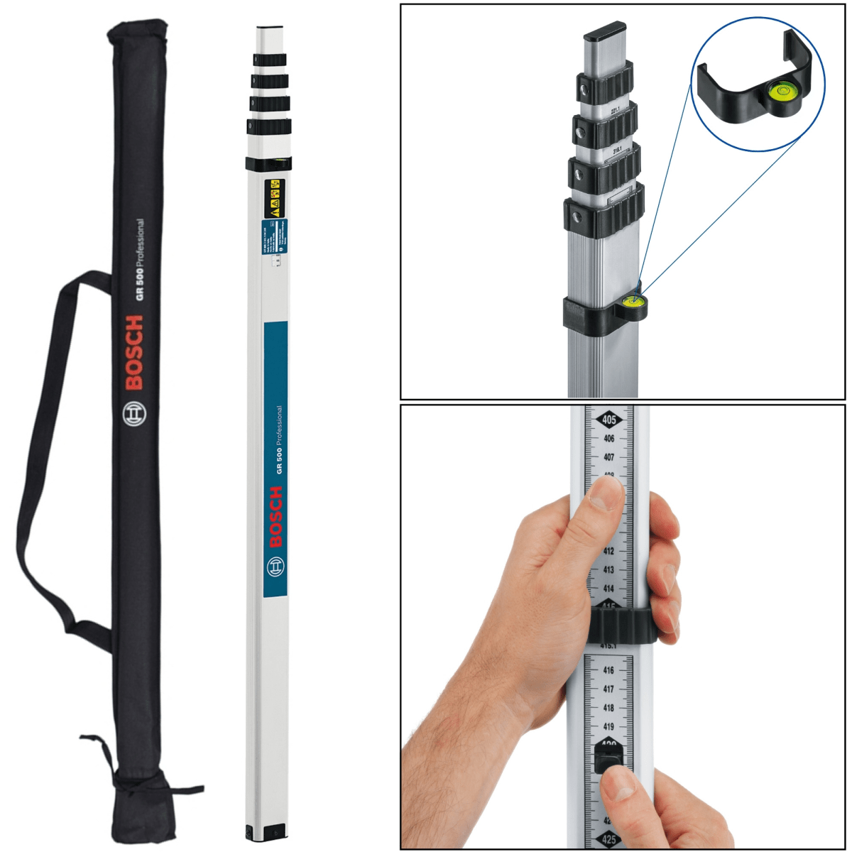 Combo Nivel óptico GOL 32 D Teodolito + Regla Medición 5m  BOSCH TOPOGRÁFICO3