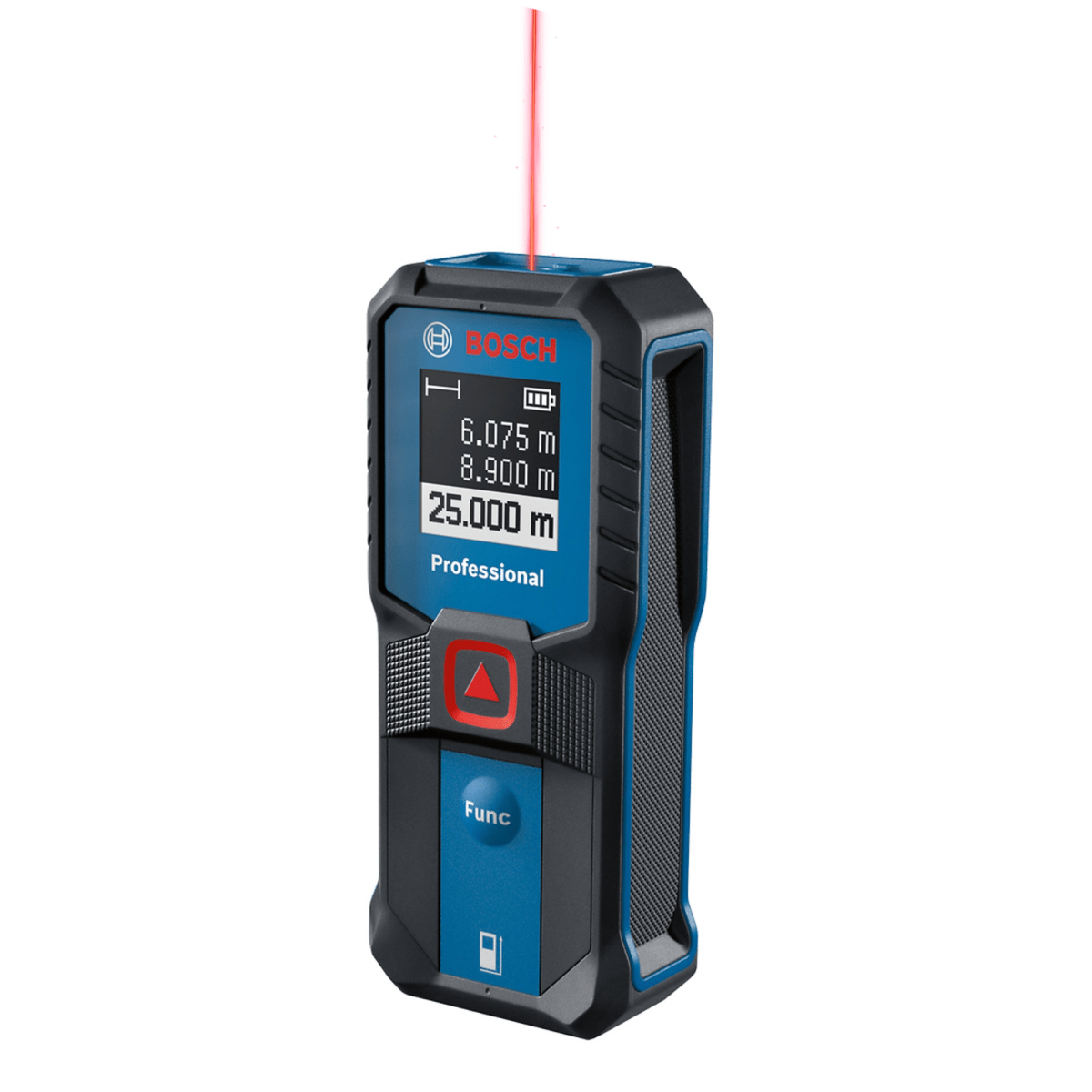 Medidor de distancia láser 25m GLM 25-23 distanciómetro BOSCH-rojo1