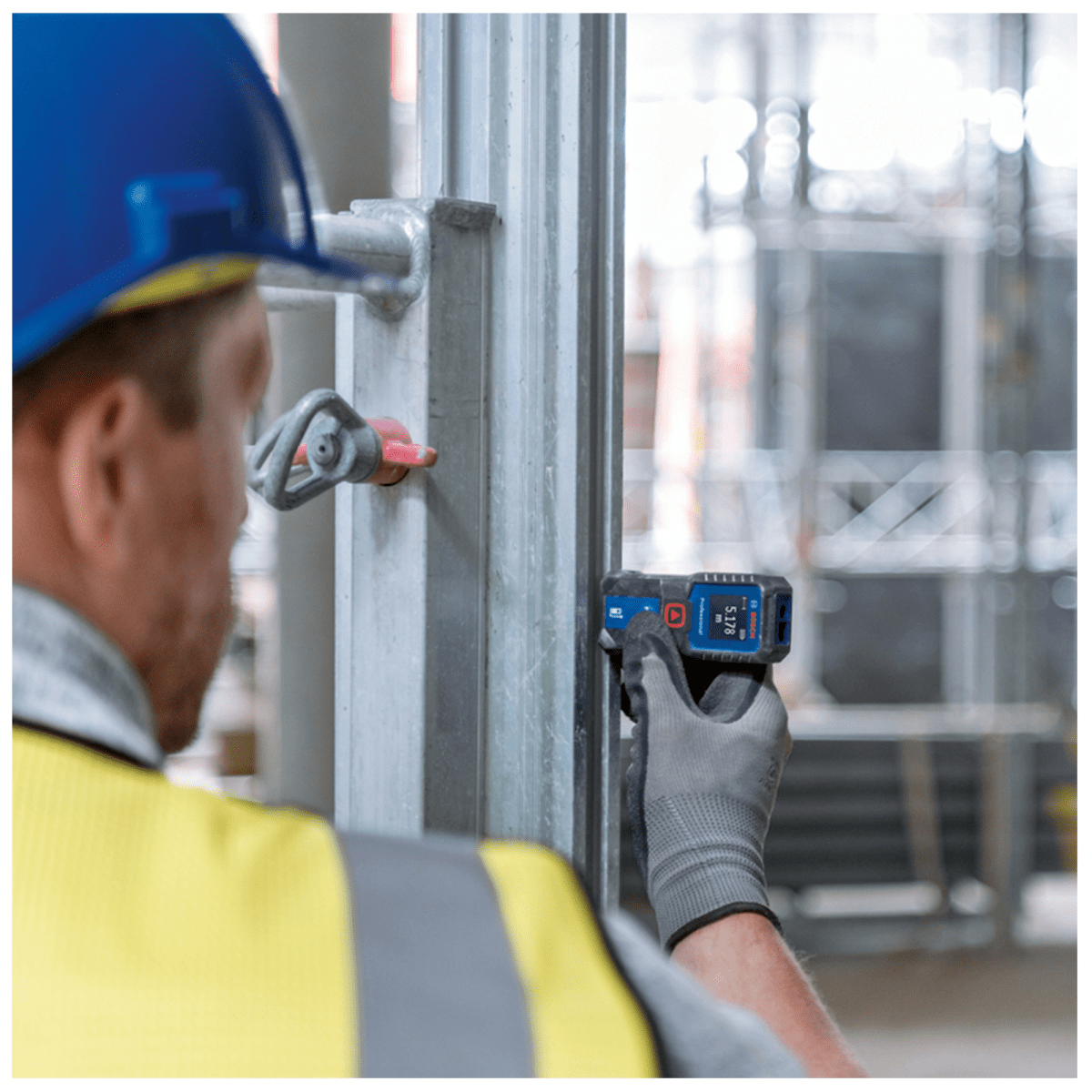 Medidor de distancia láser 25m GLM 25-23 distanciómetro BOSCH-rojo5