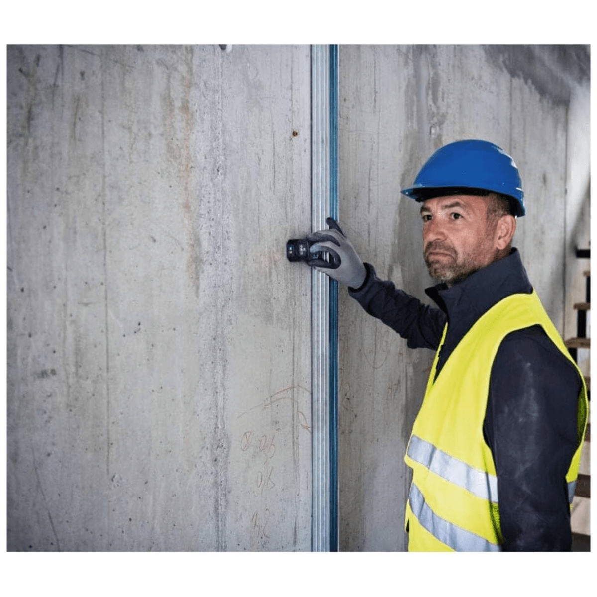 Medidor de distancia láser 50m GLM 50-22 distanciómetro BOSCH-rojo3